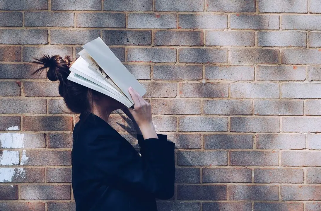 Fotografía de archivo de una estudiante