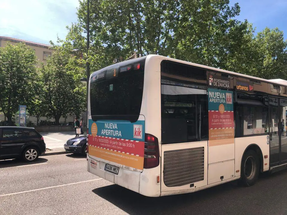 Autobús urbano en Zamora