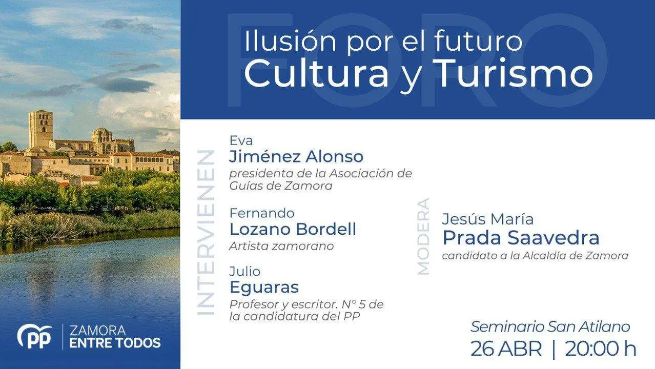 Cartel charla Jesús María Prada