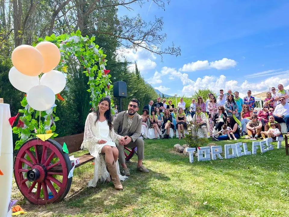 Boda de los toresanos Samuel y Pili en Jaca