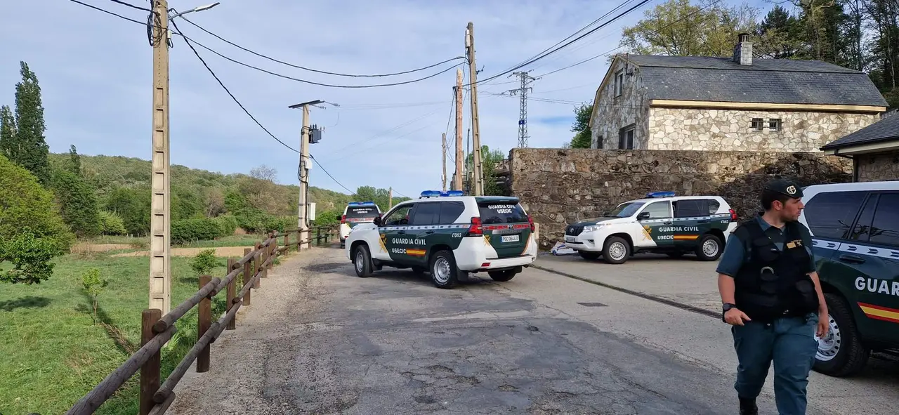 Dispositivo de búsqueda de la mujer desaparecida en Vigo de Sanabria. Fotografía: GC