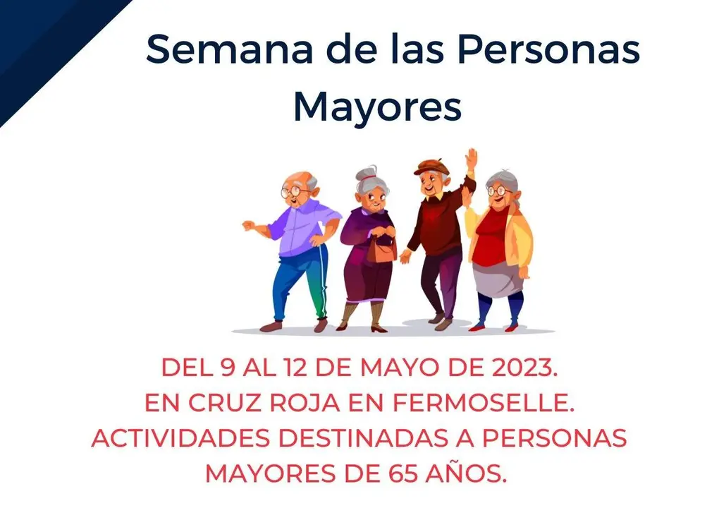 Cartel Semana de Mayores 2023