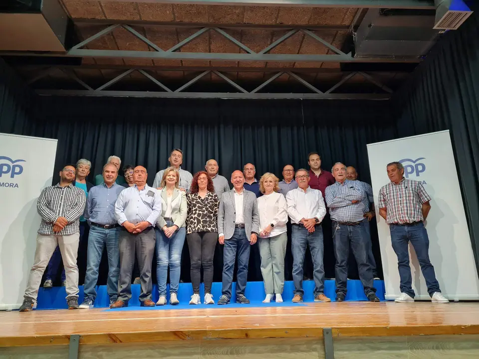 Presentación candidaturas PP en Sayago