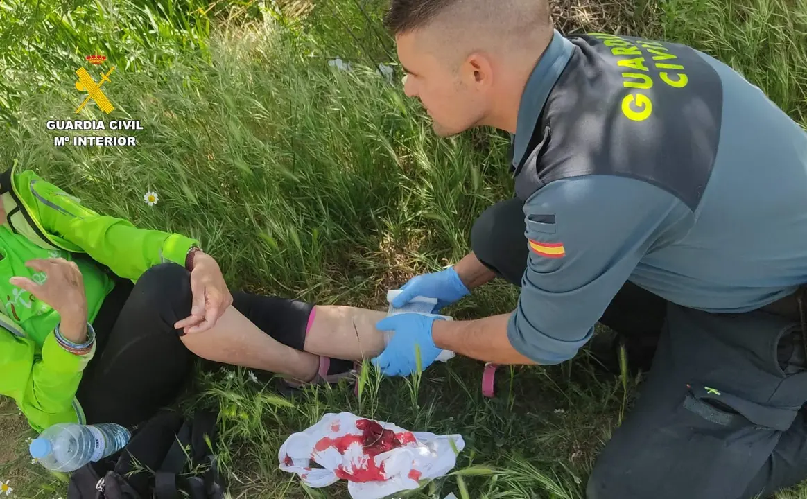 Nuevo ataque de perro a una peregrina italiana. Fotografía: Guardia Civil