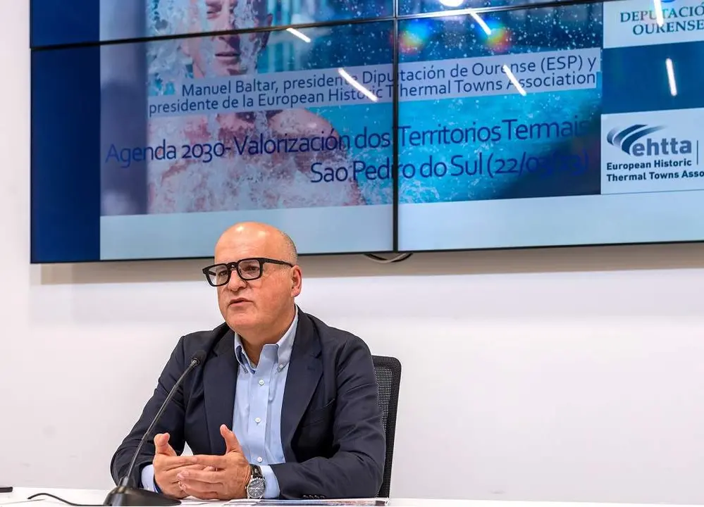 Manuel Baltar, presidente de la Diputación de Ourense. Fotografía: Diputación de Ourense