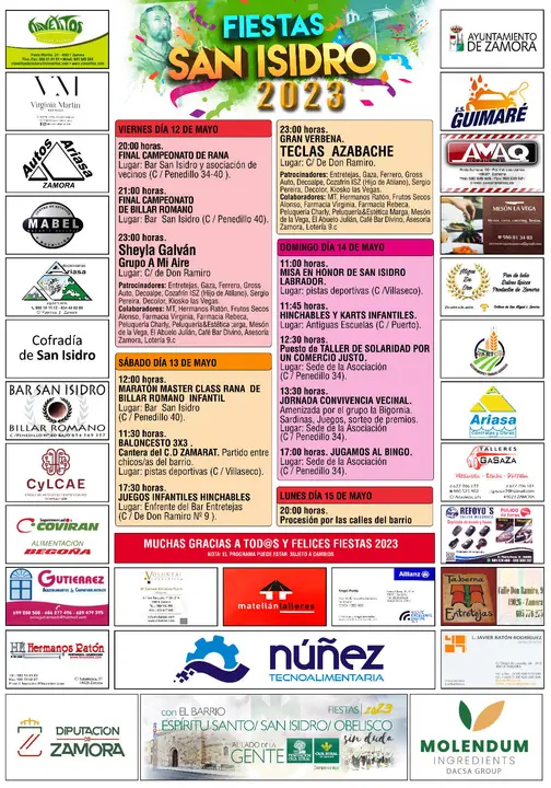 cartel fiestas san Isidro