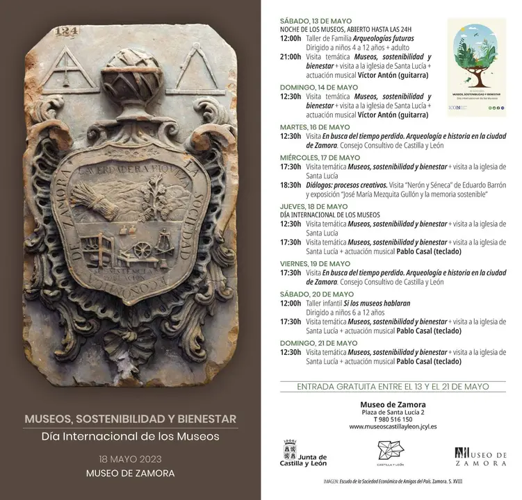 cartel día de los museos