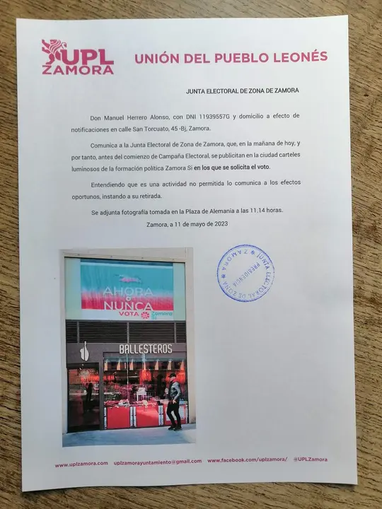 upl denuncia zamora si