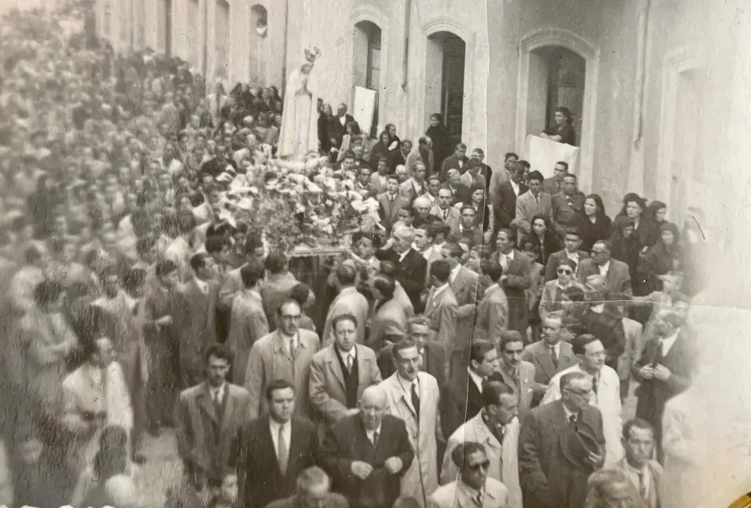 Fotografías históricas de la Festividad Virgen de Fátima en la parroquia de San Vicente. Imágenes: Diócesis de Zamora