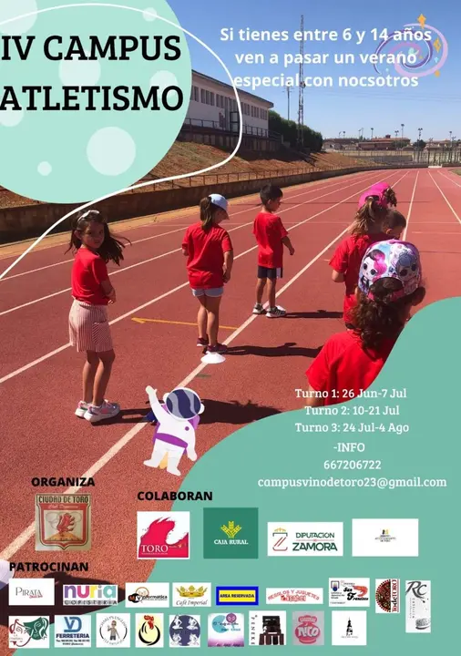 Cartel IV Campus Atletismo Toro