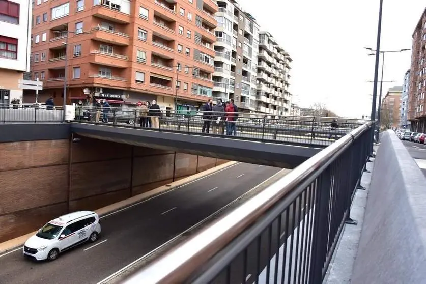 Puente de Cardenal Cisneros al paso de la N-630 por la capital zamorana