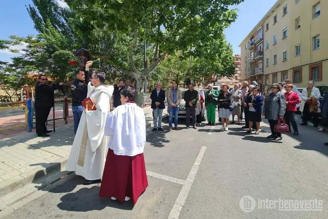 Bendición de campos Benavente. Fotografía: Interbenavente