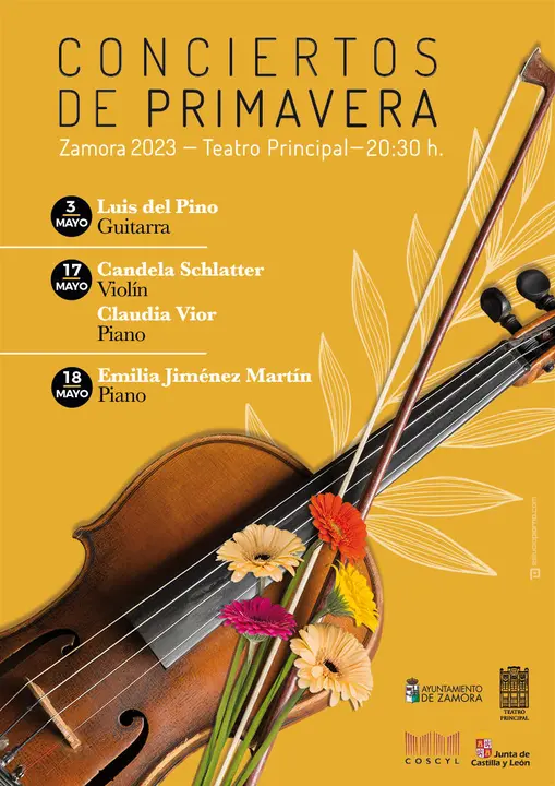 Cartel conciertos Ciclo de Primavera