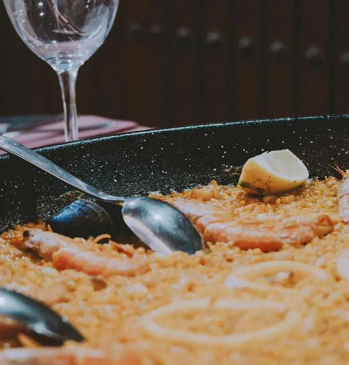 Paella. Fotografía de archivo