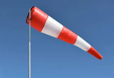 Cono de viento. Fotografía de archivo