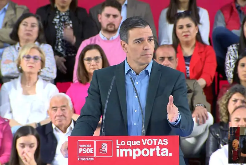 Pedro Sánchez Valladolid. imagen de archivo