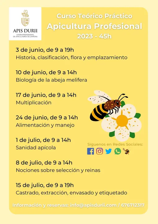cartel apicultura