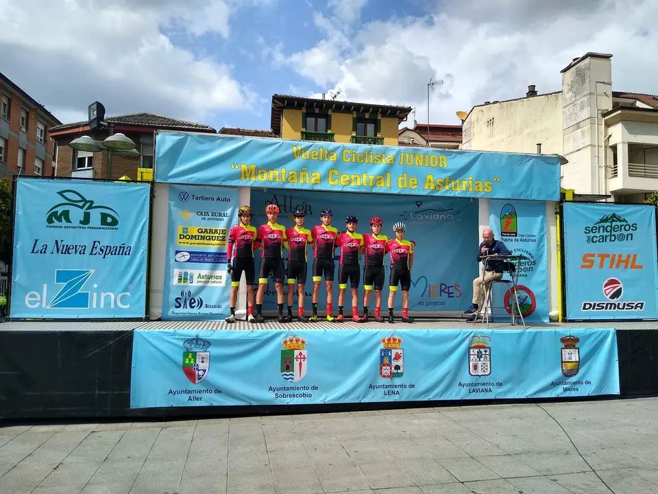 Daniel Uña, del Recambios Callejo, roza victoria en la Vuelta Montaña Central de Asturias