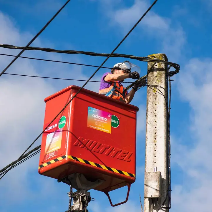Instalación fibra óptica