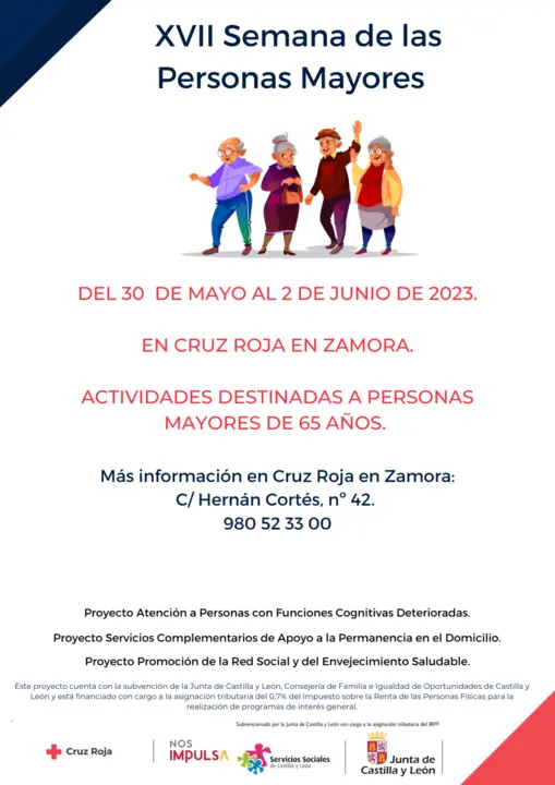 Carteles semanas de mayores 2023