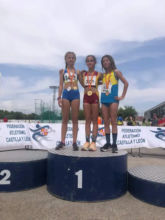 Paula Martinez, 1ª 1000 m.Obstaculos