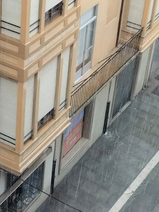 Lluvia en Zamora