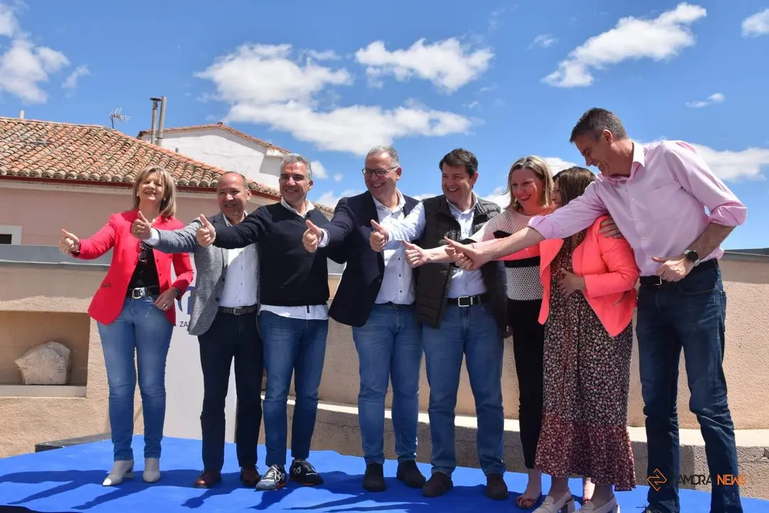 El PP de Zamora recibe a Mañueco y a Bendodo en el primer mitin de camapaña del PP