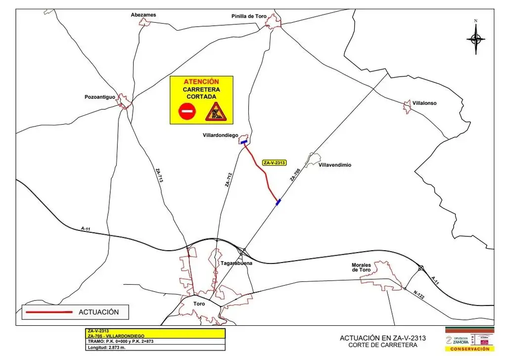 mapa villardondiego corte