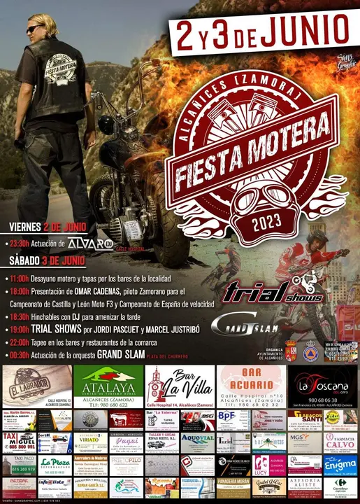 cartel motos Alcañices