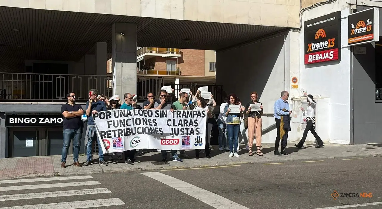 Nueva jornada de huelga de los funcionarios de la Administración de Justicia de Zamora