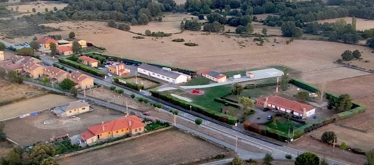 Centro Forestal de Villardeciervos (vista aérea)