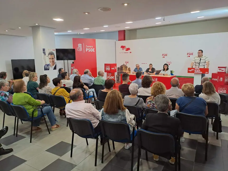 Comité Provincial del PSOE Zamora. Elección de candidaturas al Congreso y Senado