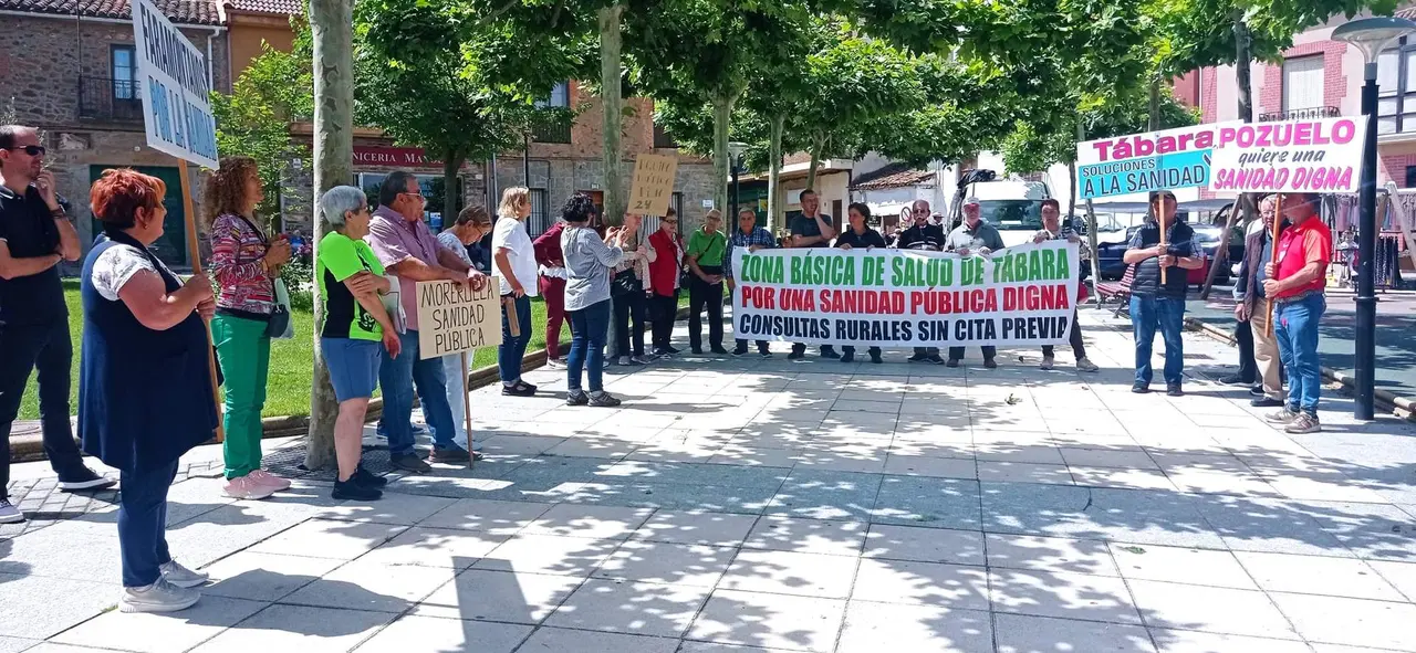 Protesta de la Plataforma por una Sanidad Pública Digna de la Zona Básica de Salud. Fotografía: CEDIDA