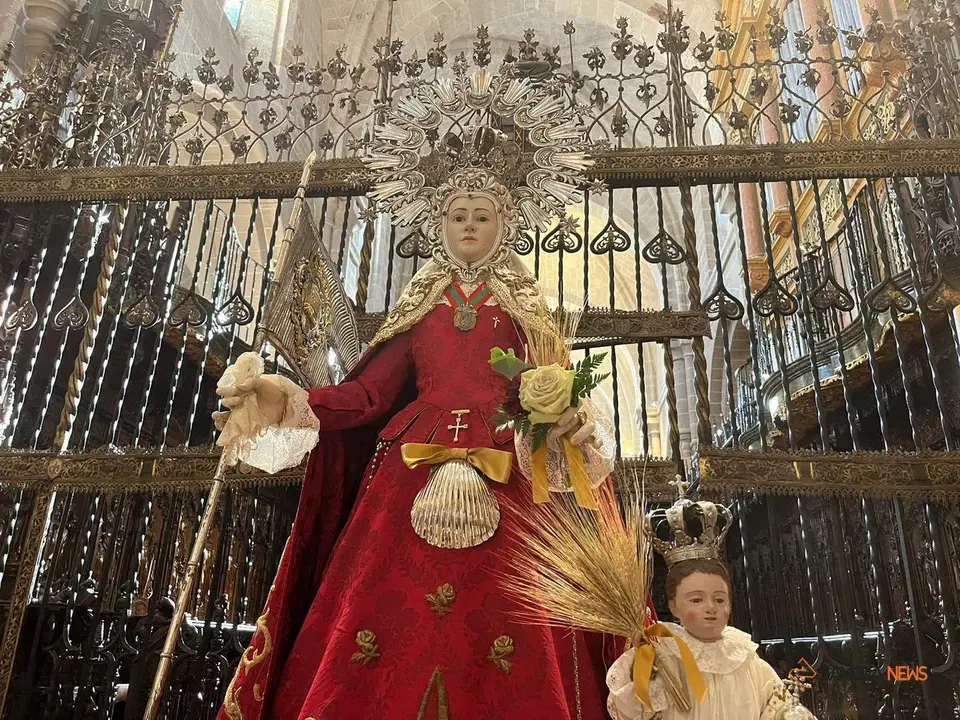 La Virgen de la Concha celebra la víspera del Corpus Christi