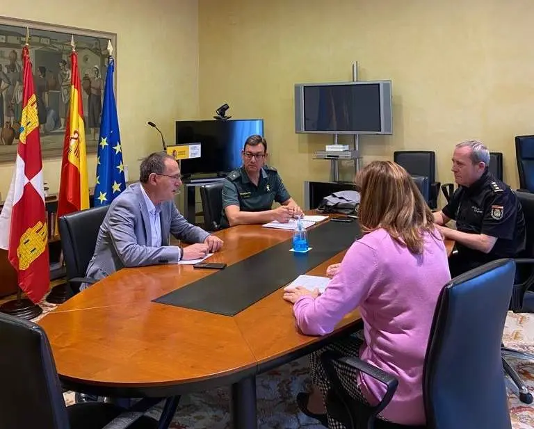reunión de coordinación entre la Subdelegación del Gobierno en Zamora y las FCSE