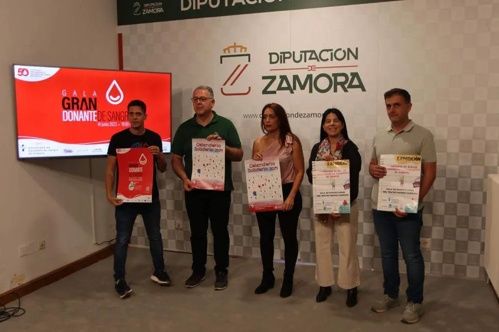 presentación gala donantes de sangre