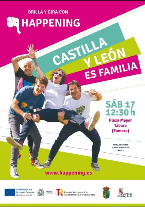 Cartel actuación Hapenning Tábara