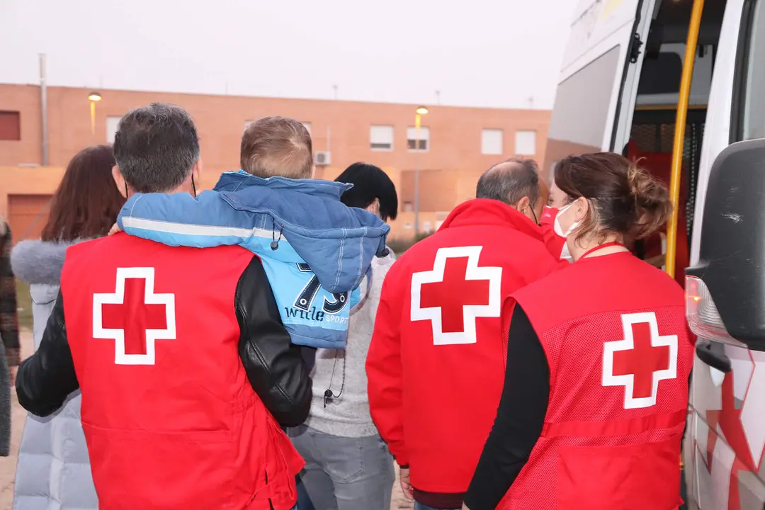 cruz roja Zamora refugiados