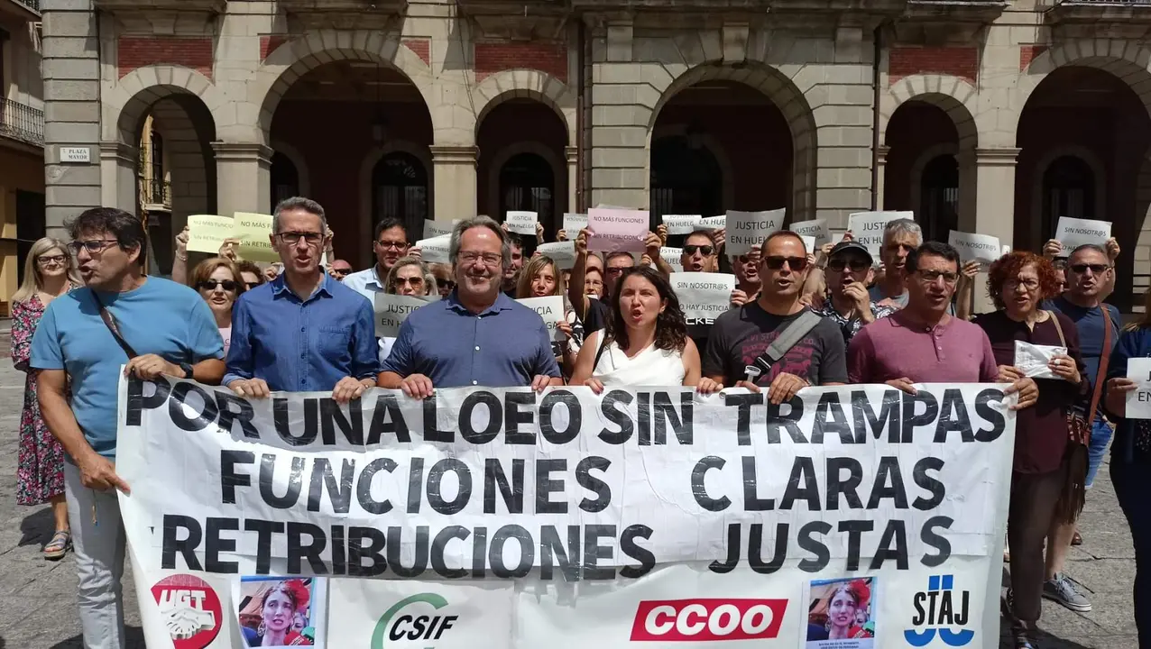 Guarido, con los trabajadores de AJ