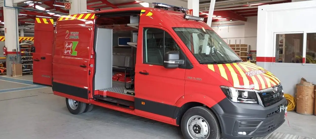 Camiones Autobomba. imagen de archivo