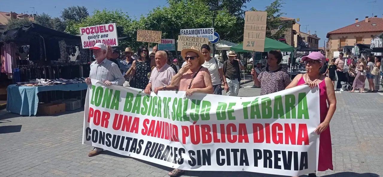 Protesta plataforma Tábara