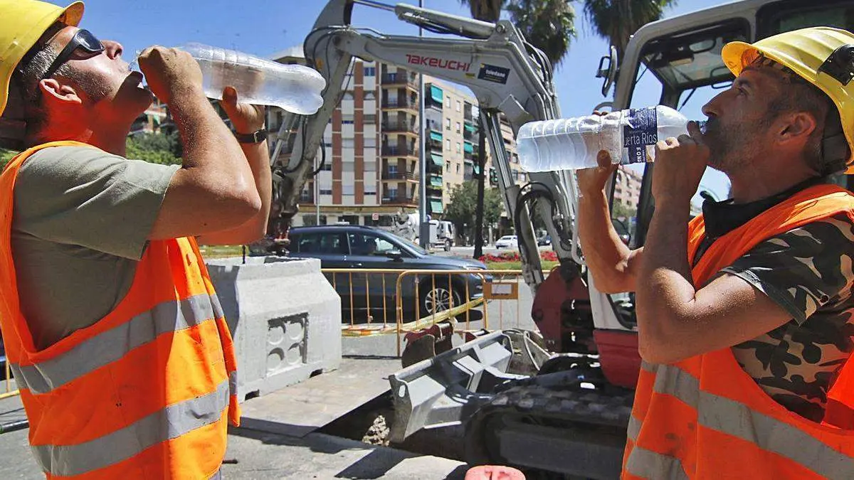 trabajos al sol