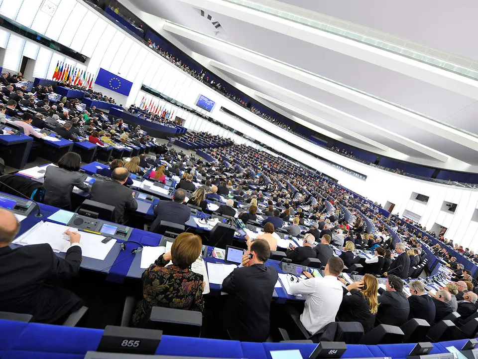 Illustration - Hemicycle in Strasbourg, during a plenary  session