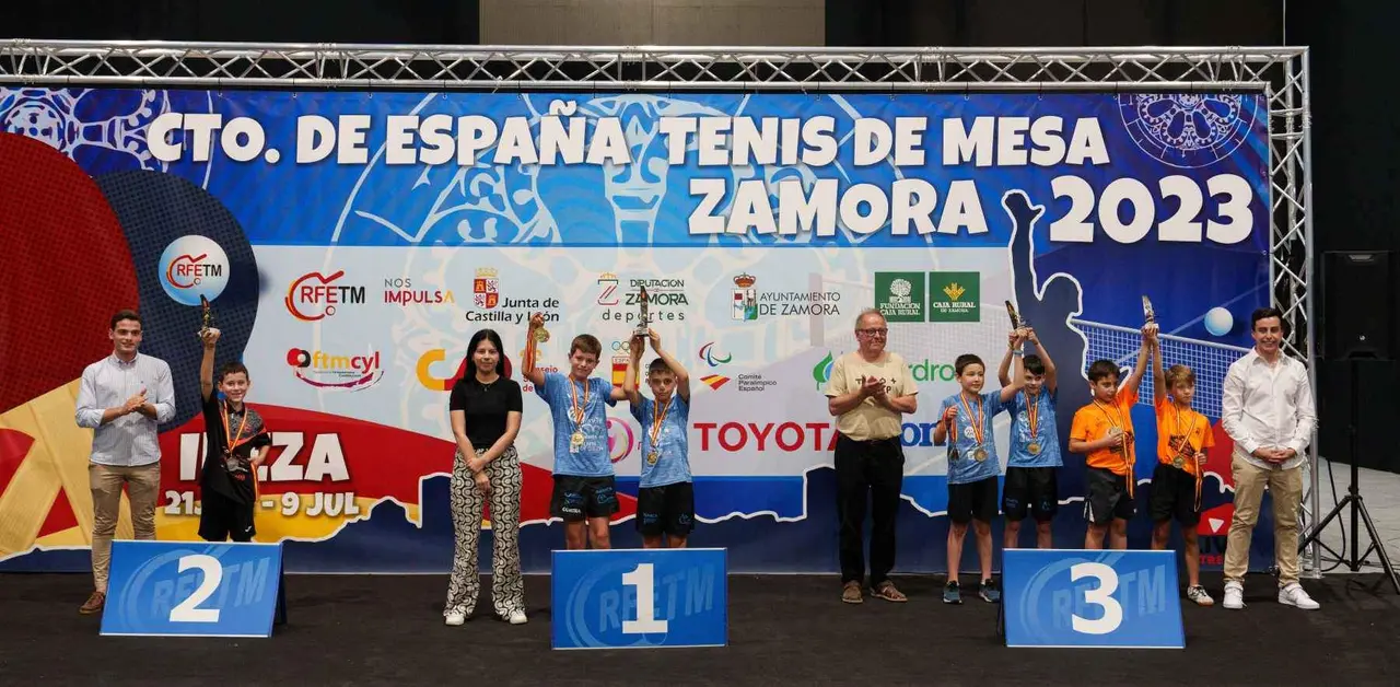 benjamines tenis de mesa