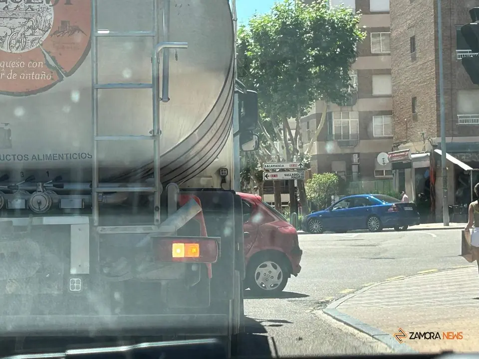 Accidente en cardenal Cisneros a la altura de la gasolinera de Losada