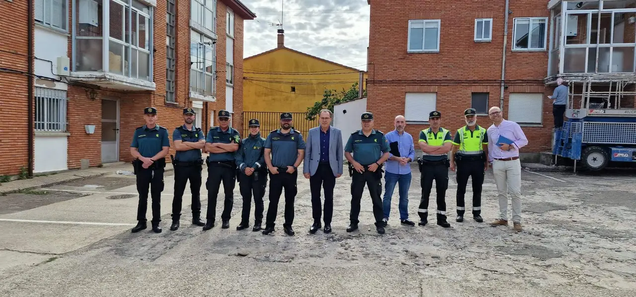 Policía Nacional y la Guardia de Alcañices.