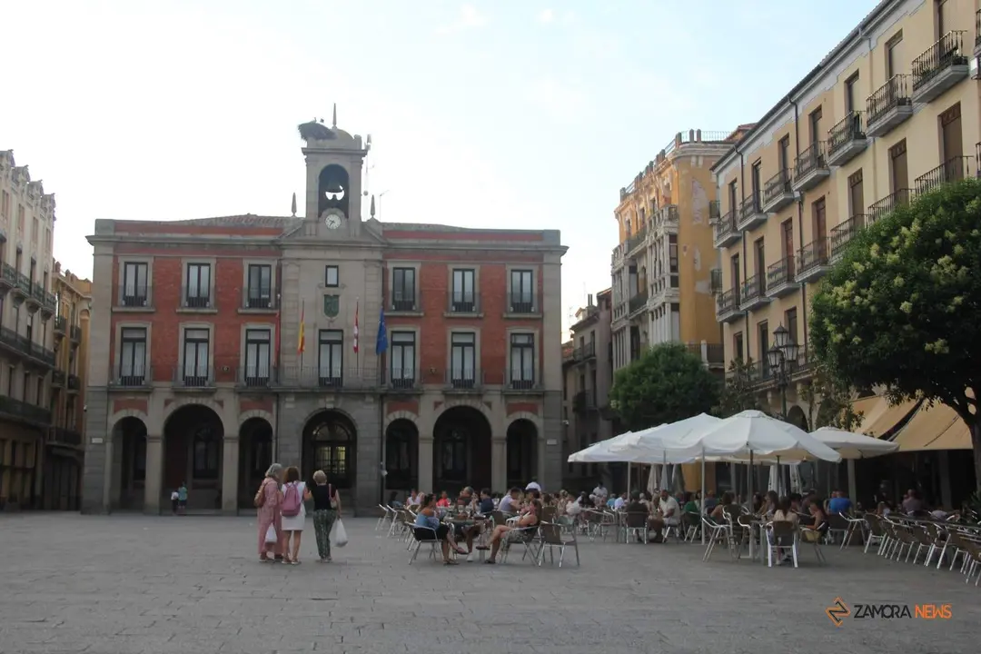 Terrazas en la Plaza Mayor