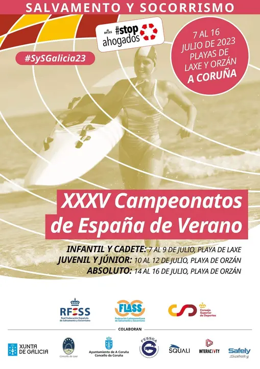 Cartel Campeonatos de España de Verano