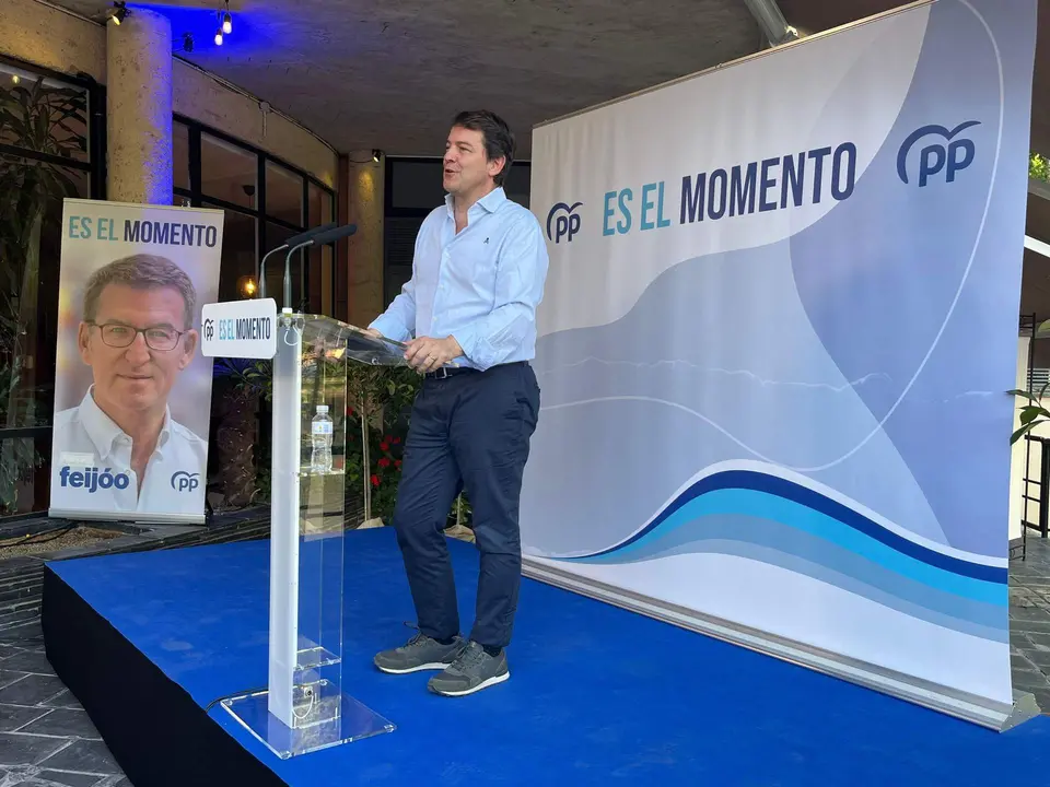 Mañueco en Zamora. Imagen de archivo
