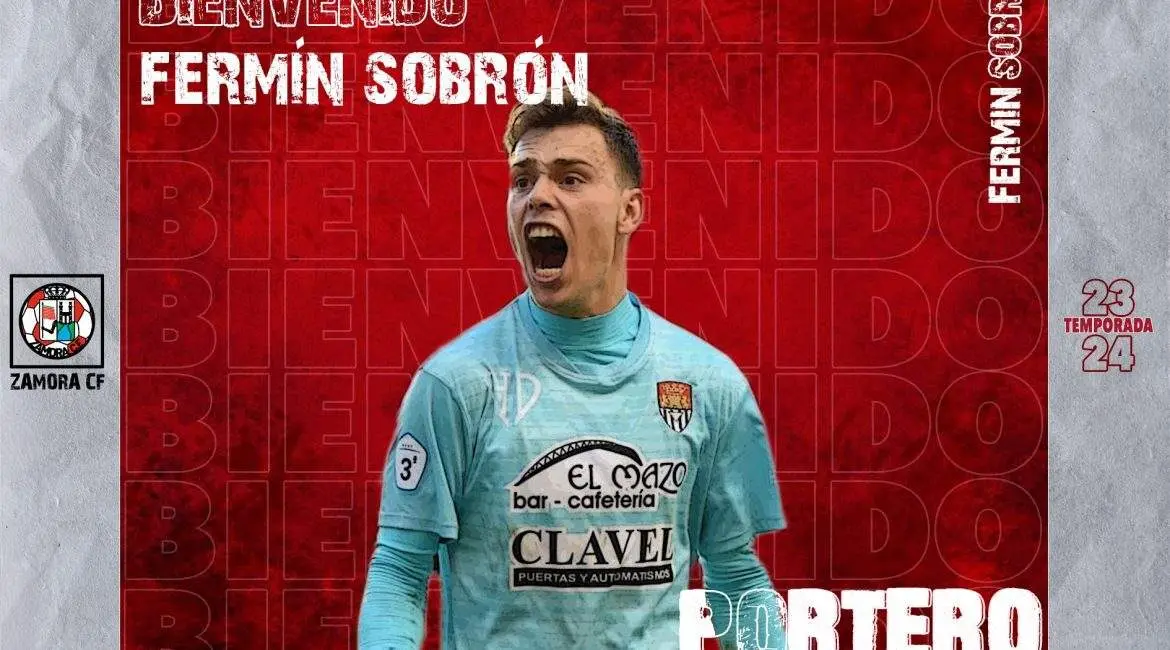 Fermín Sobrón, portero del Zamora